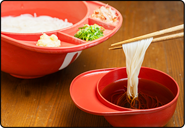 そうめん鉢+つゆ鉢
